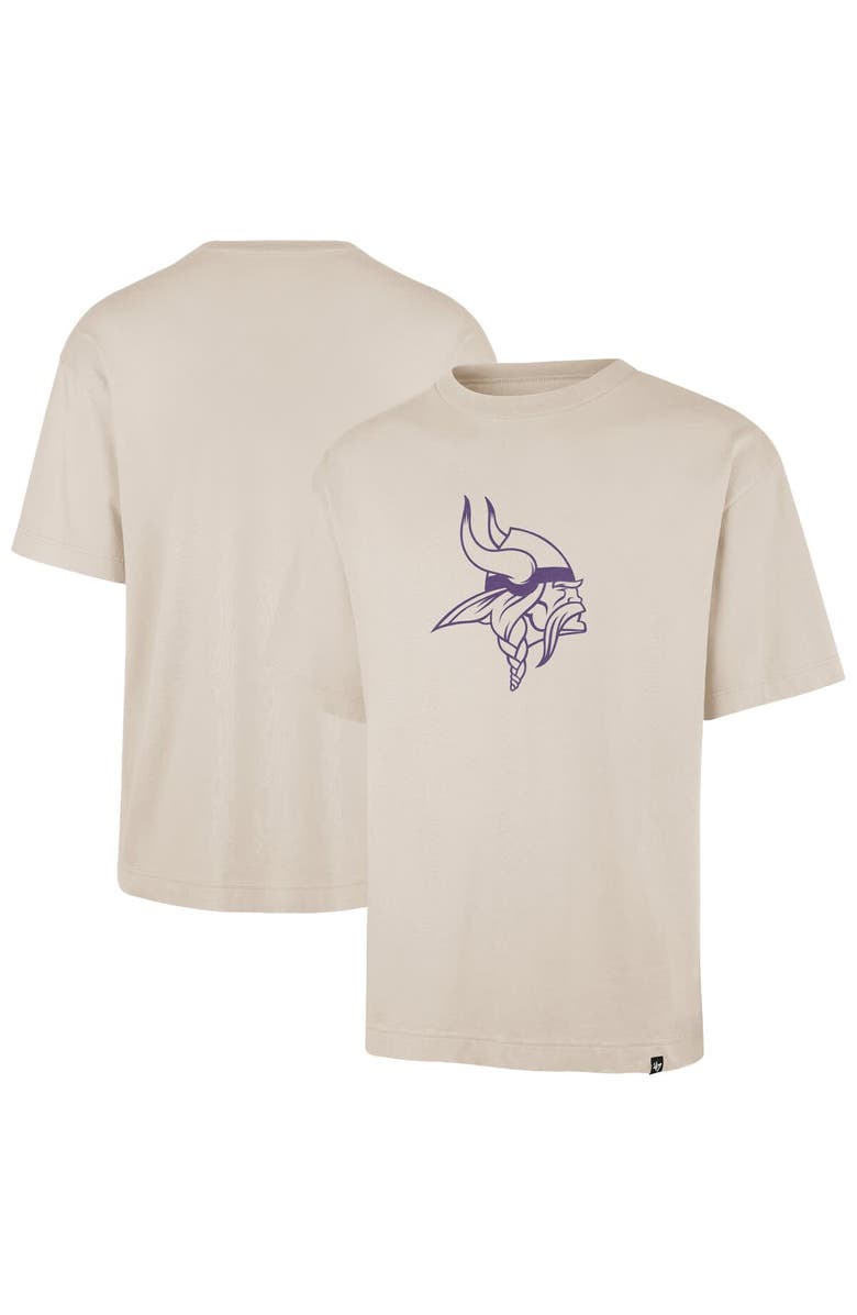 '47 Men's '47 Tan Minnesota Vikings Bouldering Imprint Ravine Foundation T-Shirt, Main, color, Tan