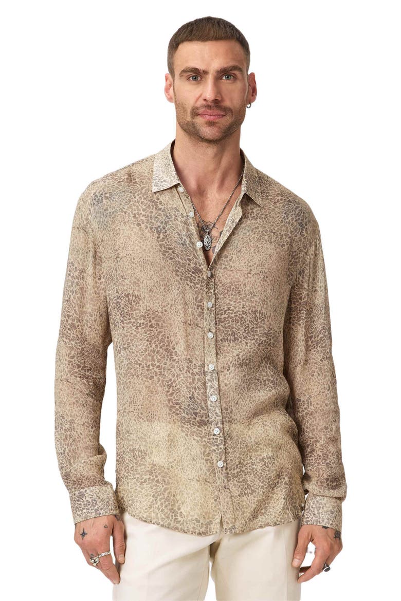 Bucks Button-Up Shirt, Alternate, color, LIGHT KHAKI