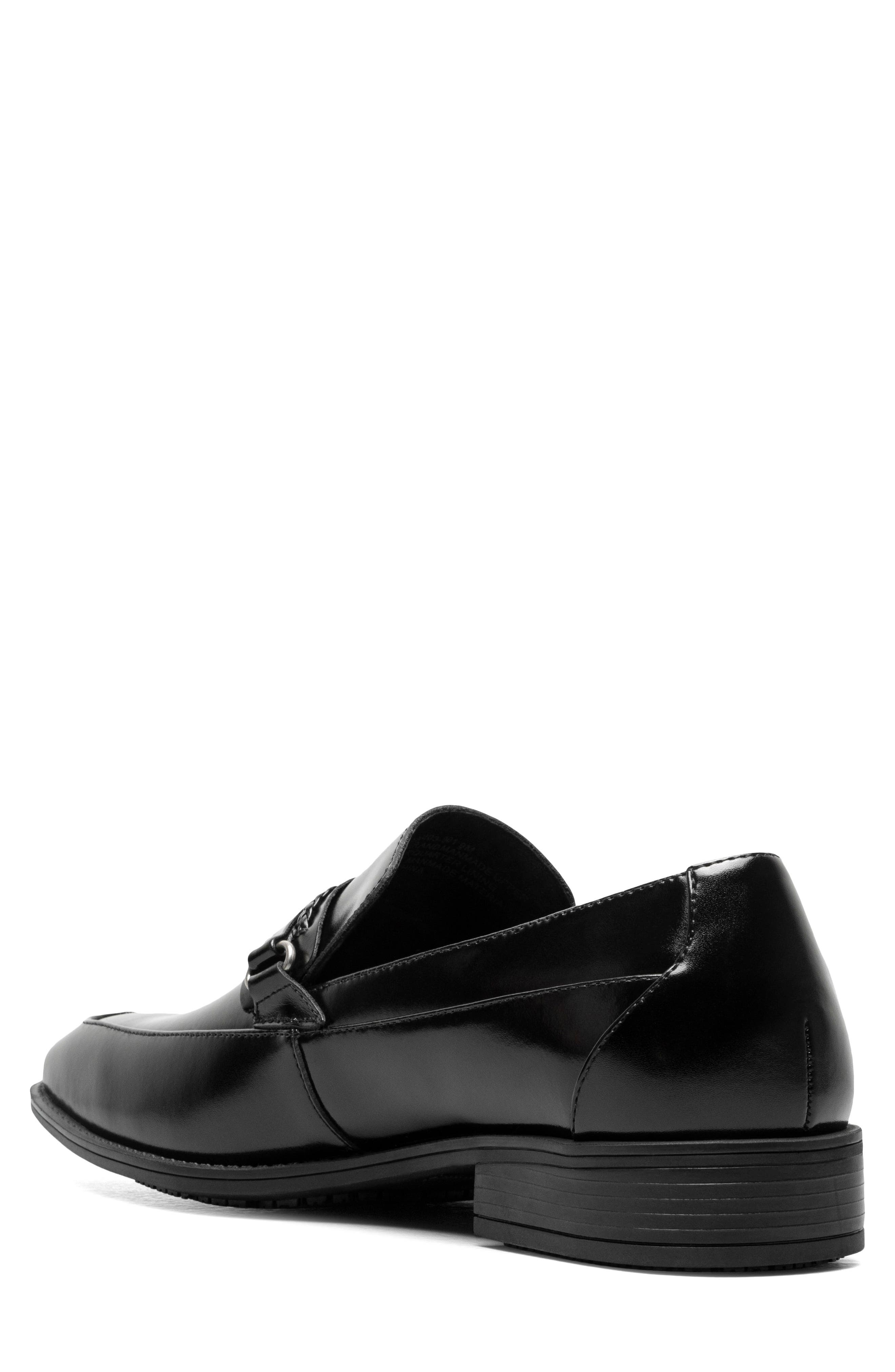 Stacy Adams Aberdeen Saddle Slip-On Loafer, Alternate, color, Black