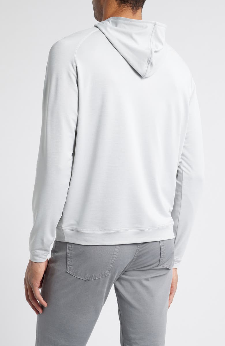 Peter Millar Pine Performance Hoodie, Alternate, color, British Grey