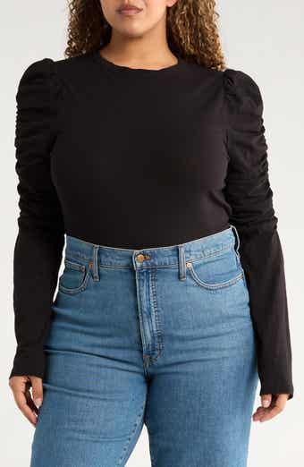 Long Puff Sleeve Top