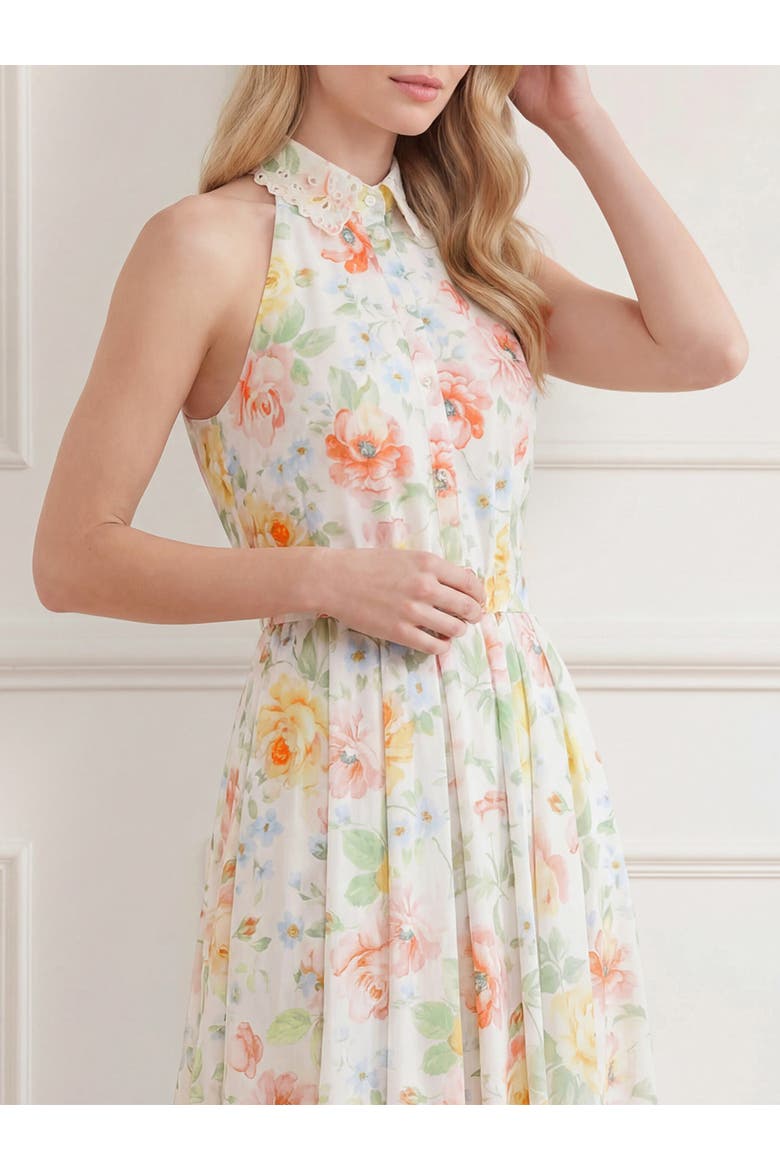 sienna halter maxi dress Sienna Halter Seashell Maxi Dress M