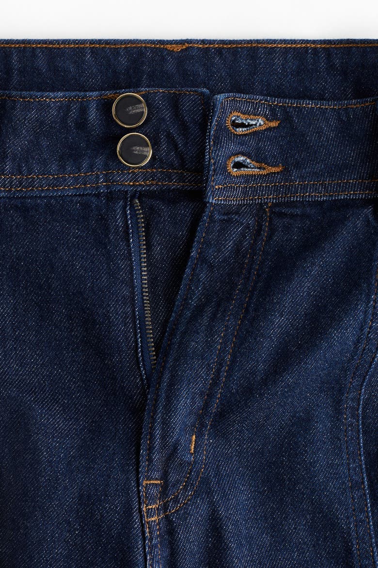 Wide High Jeans, Alternate, color, Dark denim blue