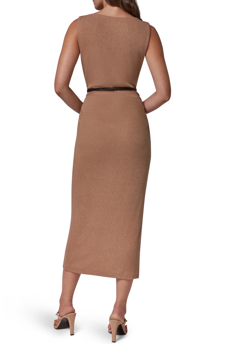 Knit Sheath Dress, Alternate, color, CAMEL