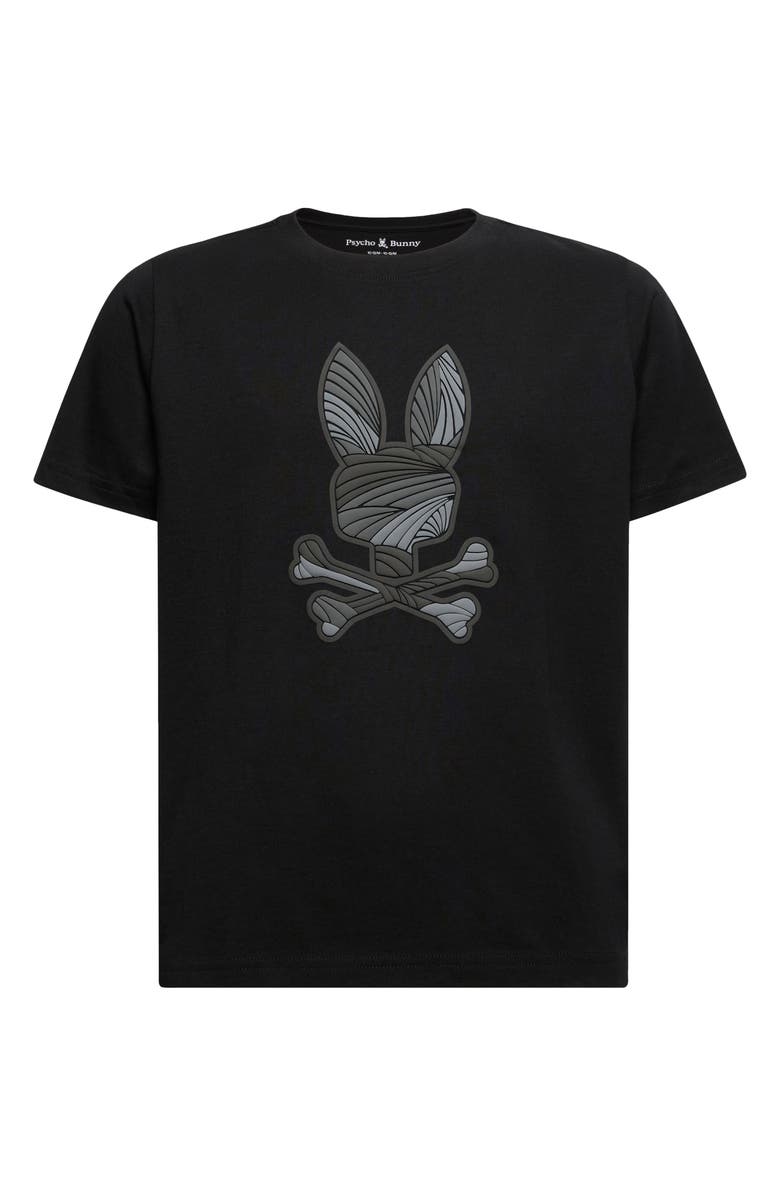Psycho Bunny Kids' Baxter Textured Graphic T-Shirt, Main, color, 