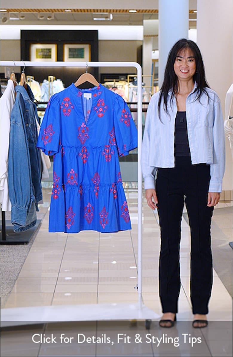Gibson Dixie Tiered Cotton Dress, sales video thumbnail