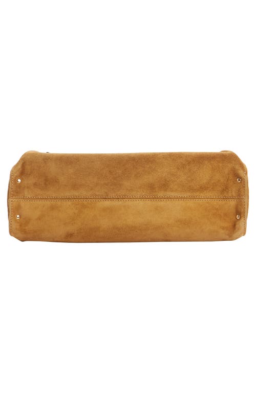 Chloé Charms Suede Hobo Bag In Brown