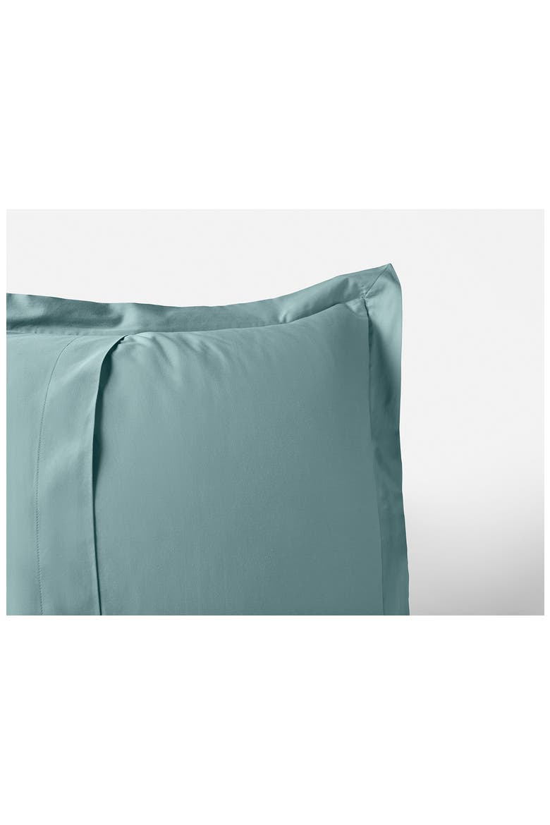 Cloud Soft Organic Cotton Sateen Sham, Alternate, color, PACIFIC BLUE