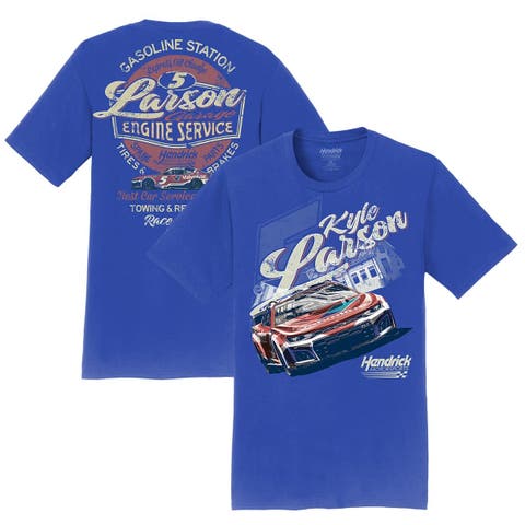 Men's Hendrick Motorsports Team Collection  Royal Kyle Larson Valvoline Car T-Shirt