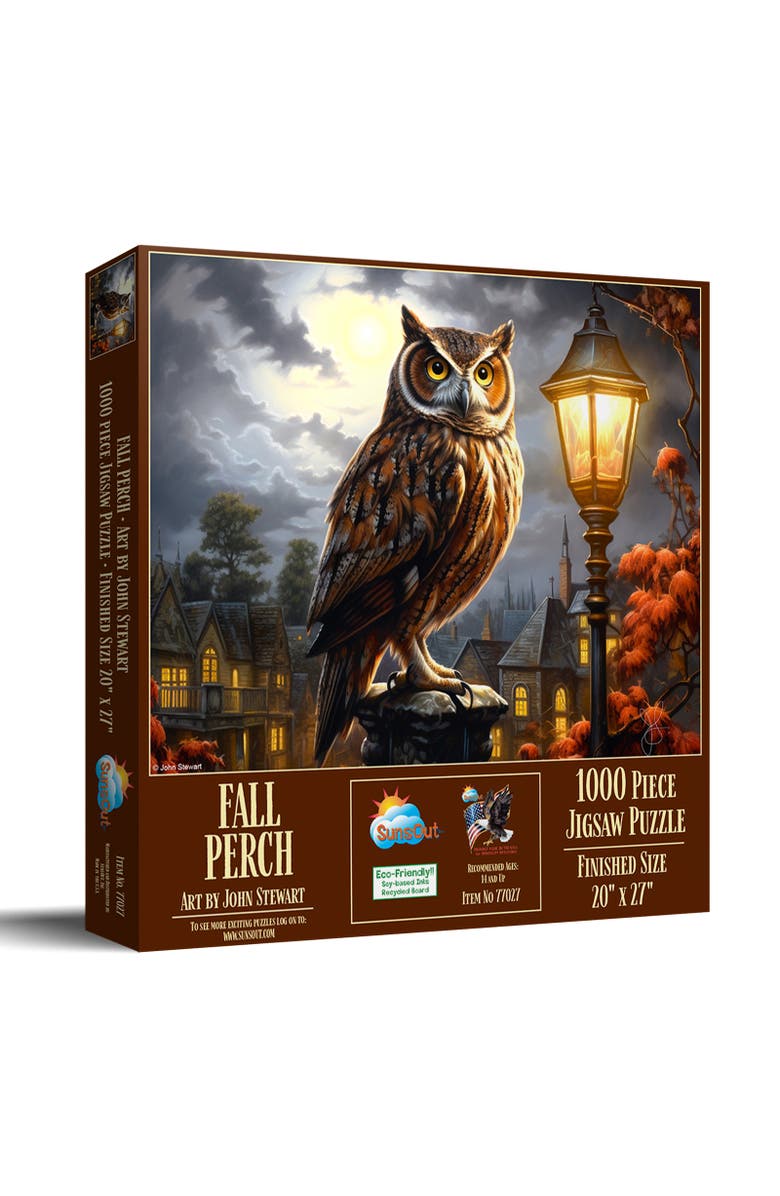Sunsout Fall Perch 1000 piece Jigsaw Puzzle for Adults, Main, color, Multicolor