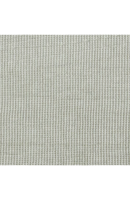 Calvin Klein Microwaffle Duvet Cover & Sham Set In Pale Green