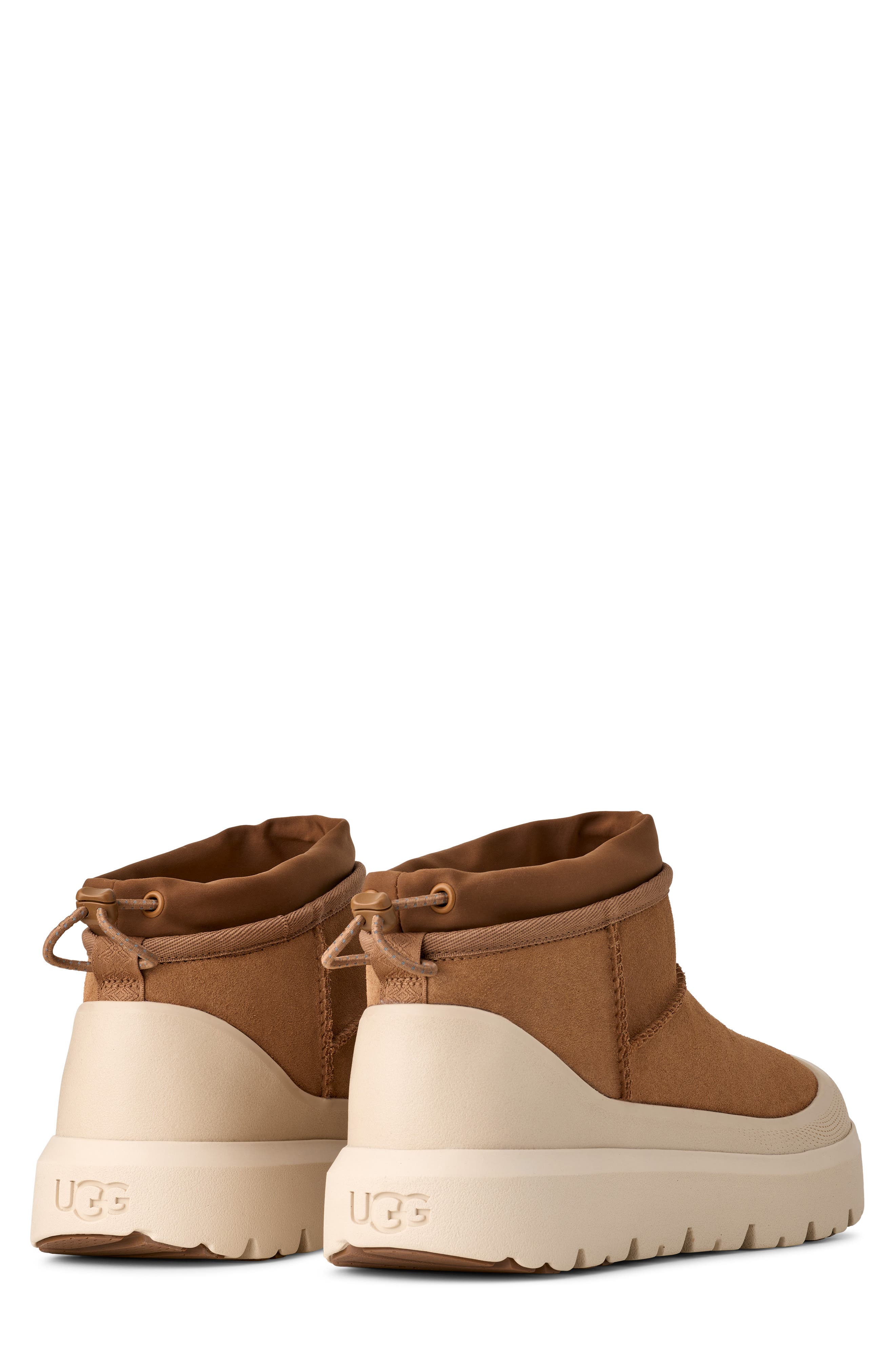 Classic Ultra Mini Weather Hybrid Boot, Alternate, color, CHESTNUT / WHITECAP