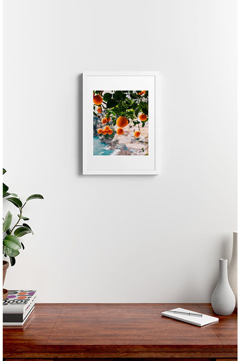 Alam Framed Wall Art, Alternate, color, ORANGE
