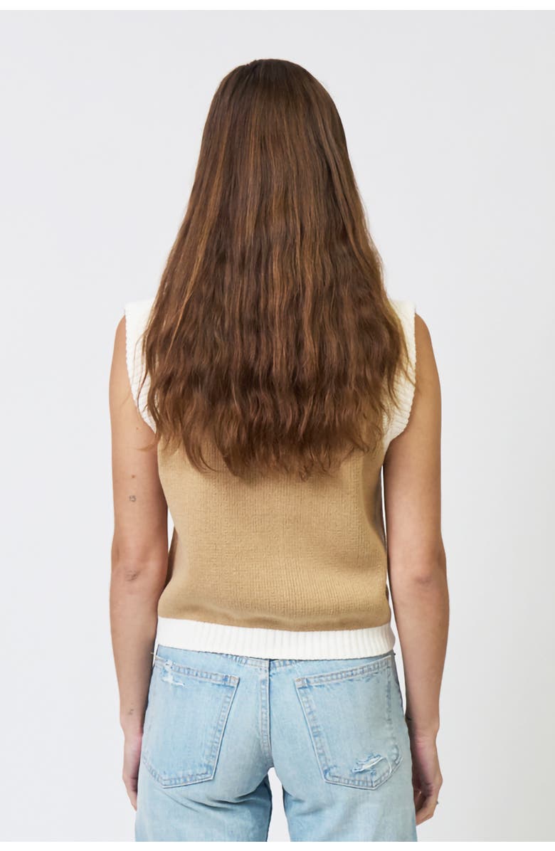 Central Park West Nevada Sleeveless Bomber, Alternate, color, Sand