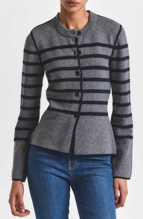 Derek Lam 10 Crosby Mariana Reversible Button-Up Sweater