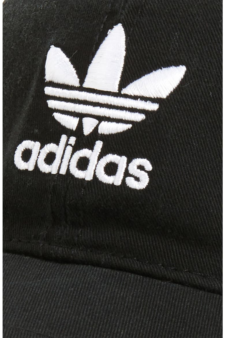 Relaxed Baseball Cap, Alternate, color, BLACK/ WHITE