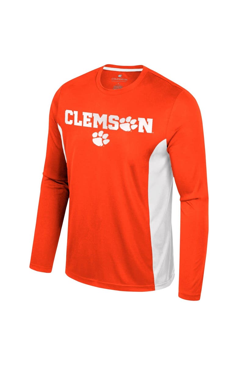 COLOSSEUM Men's Colosseum Orange Clemson Tigers Warm Up Long Sleeve T-Shirt, Alternate, color, Orange