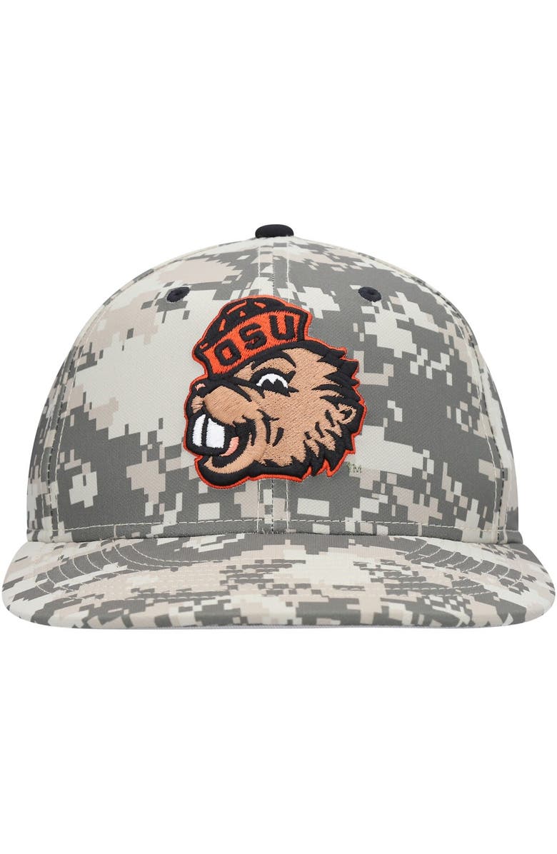 Nike Men's Nike Camo Oregon State Beavers Aero True Baseball Performance Fitted Hat, Alternate, color, 