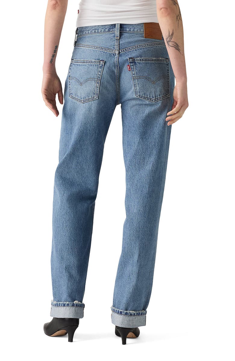 Levi's 501<sup>®</sup> '90s Straight Leg Jeans, Alternate, color, Fresh Plan Selvedge