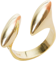 Spero London Double Marquise Sterling Silver Adjustable Ring