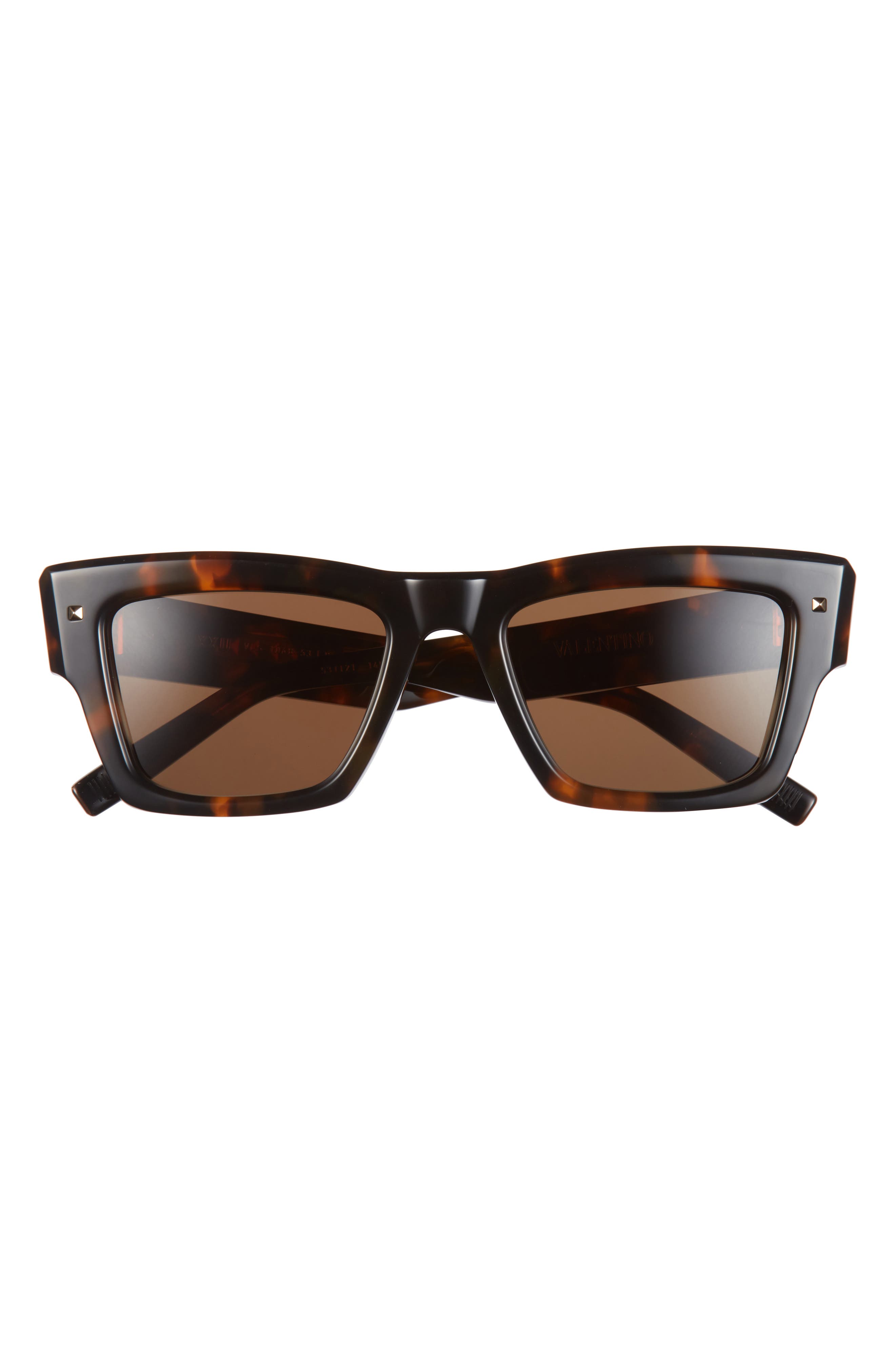Valentino 50mm Square Sunglasses