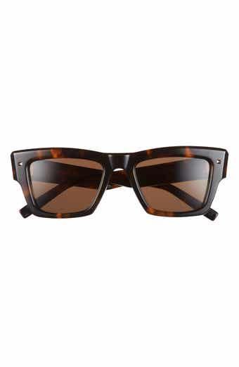 Valentino 50mm Square Sunglasses