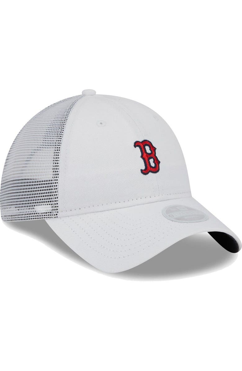 New Era Women's New Era  White Boston Red Sox Mini 9TWENTY Adjustable Hat, Alternate, color, 