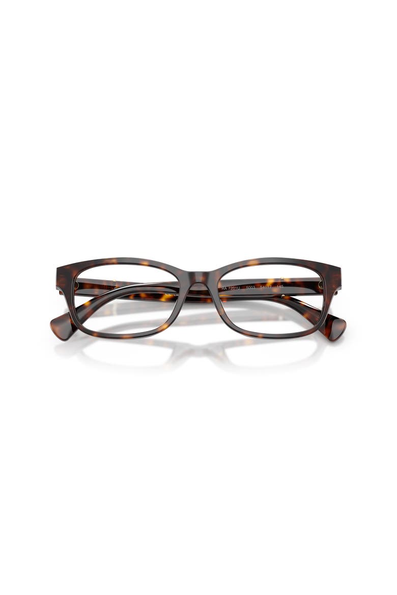 52mm Rectangle optical glasses, Alternate, color, Tortoise
