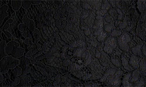 Wayf Cosette Semisheer Lace Maxi Skirt In Black