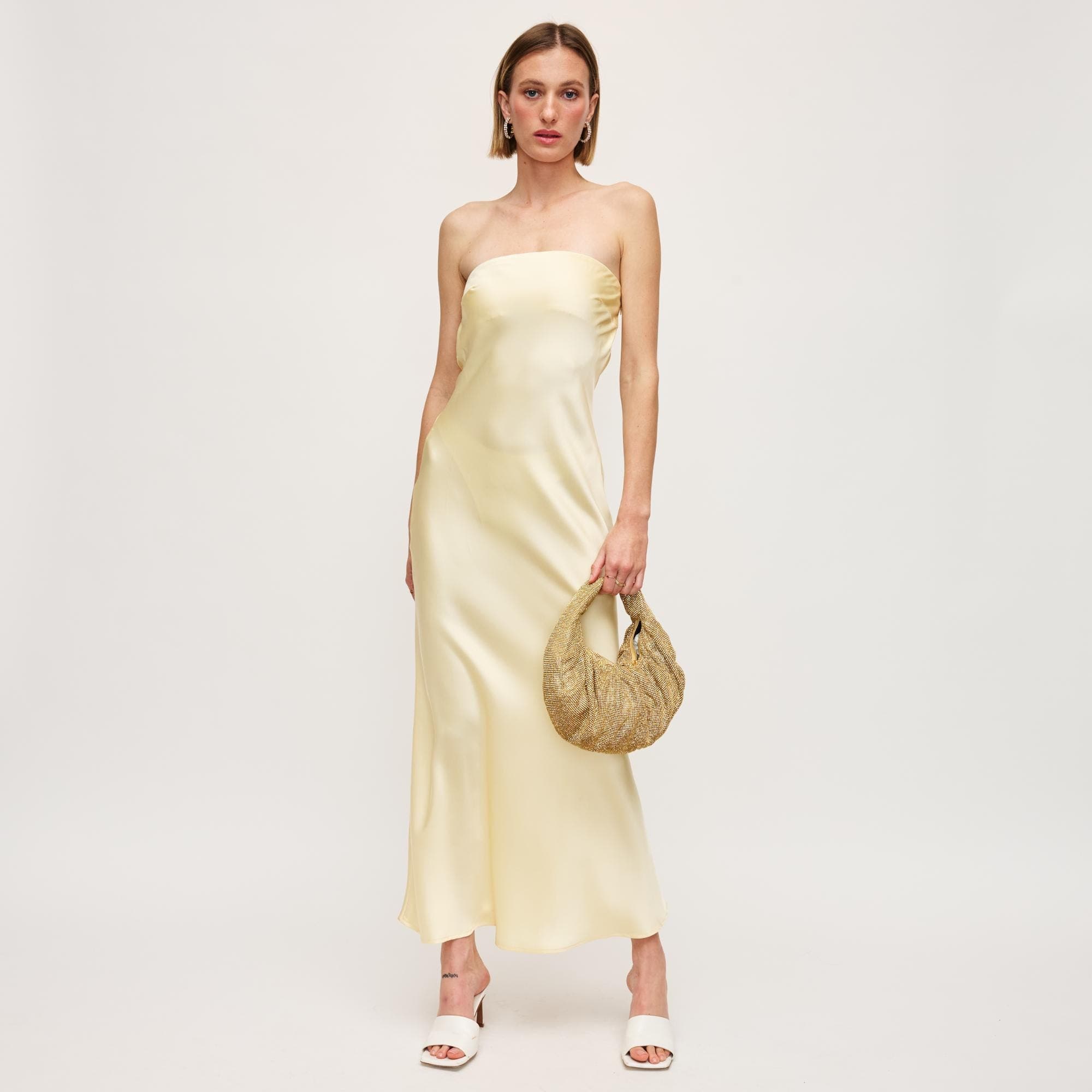 URBAN EXPRESSIONS HANDBAGS Arianna Evening Bag, Alternate, color, Gold
