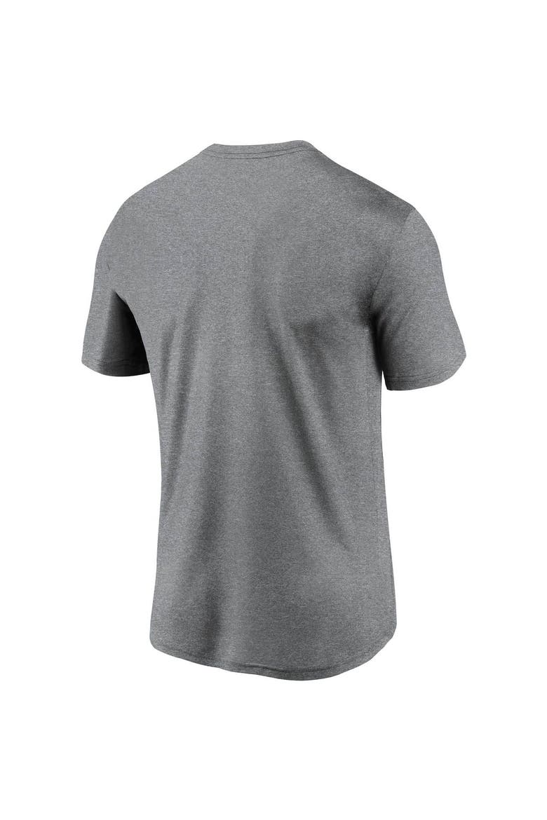 Men's Nike Heathered Charcoal New Orleans Saints Logo Essential Legend Performance T-Shirt, Alternate, color, Heather Charcoal