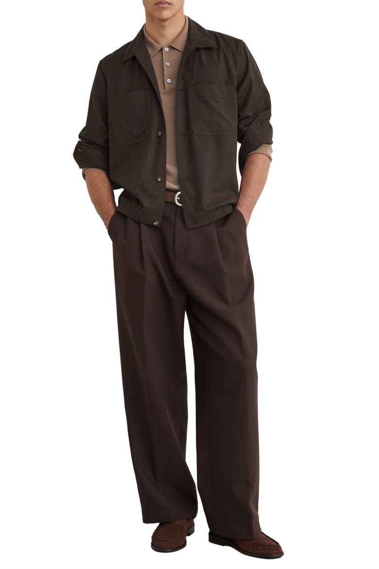 Penge Overshirt, Alternate, color, CHOCOLATE BROWN