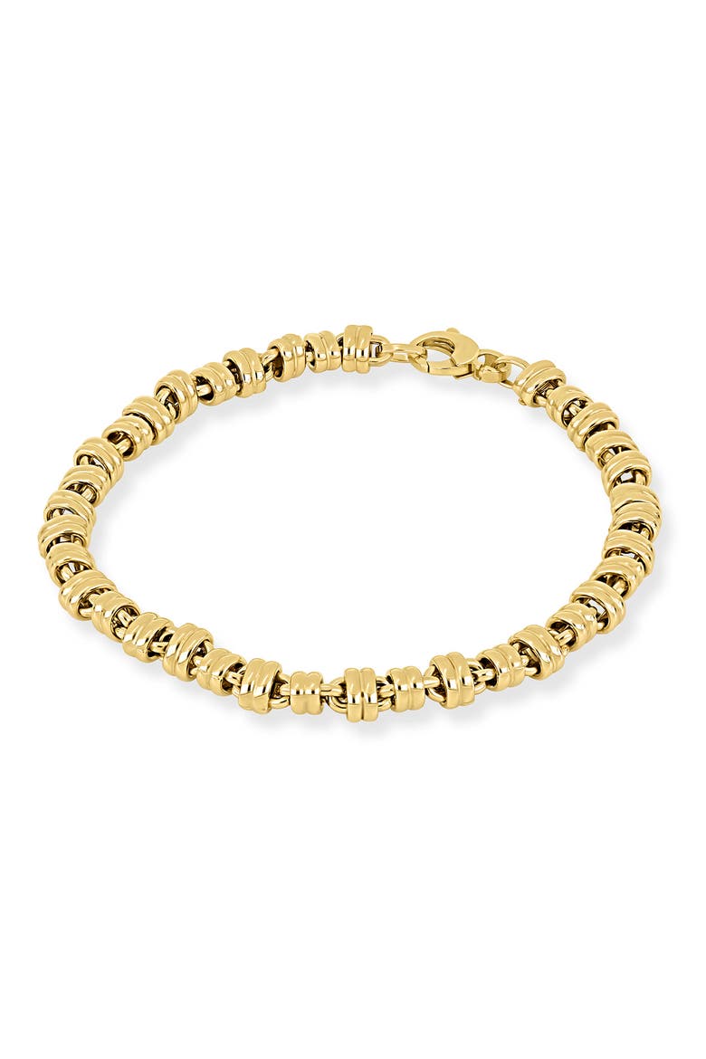 Men's 14K Gold 5.8mm Segmented Link Chain Bracelet (Online Trunk Show), Alternate, color, 14K YELLOW GOLD