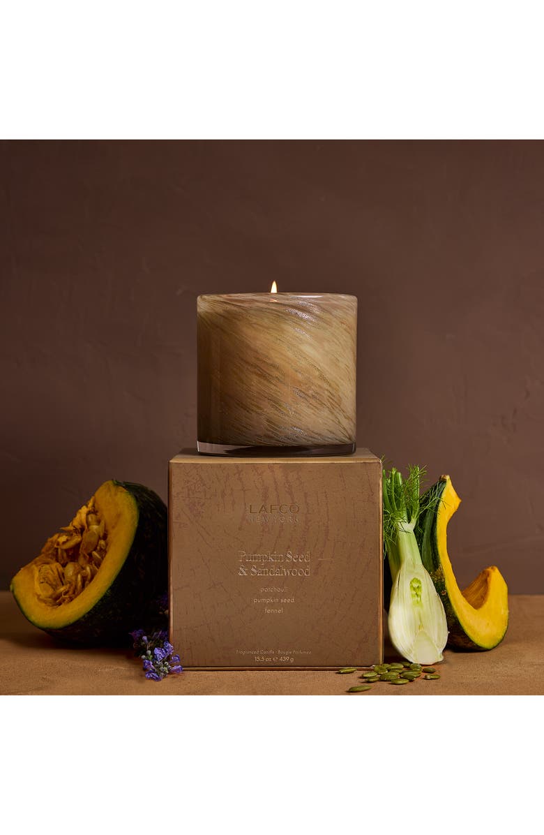 Lafco Pumpkin Seed & Sandalwood Signature Candle, Alternate, color, 