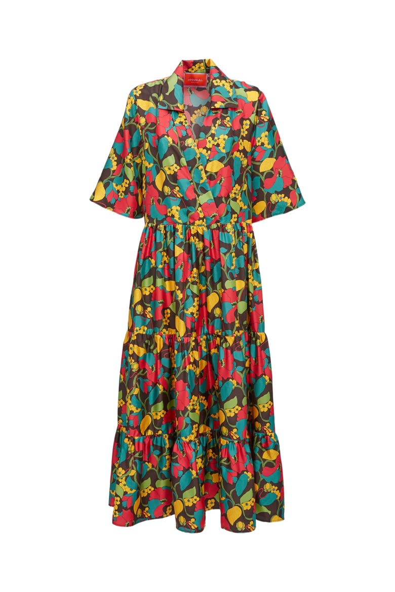 The J Dress Vines Brown, Alternate, color, Vines Brown