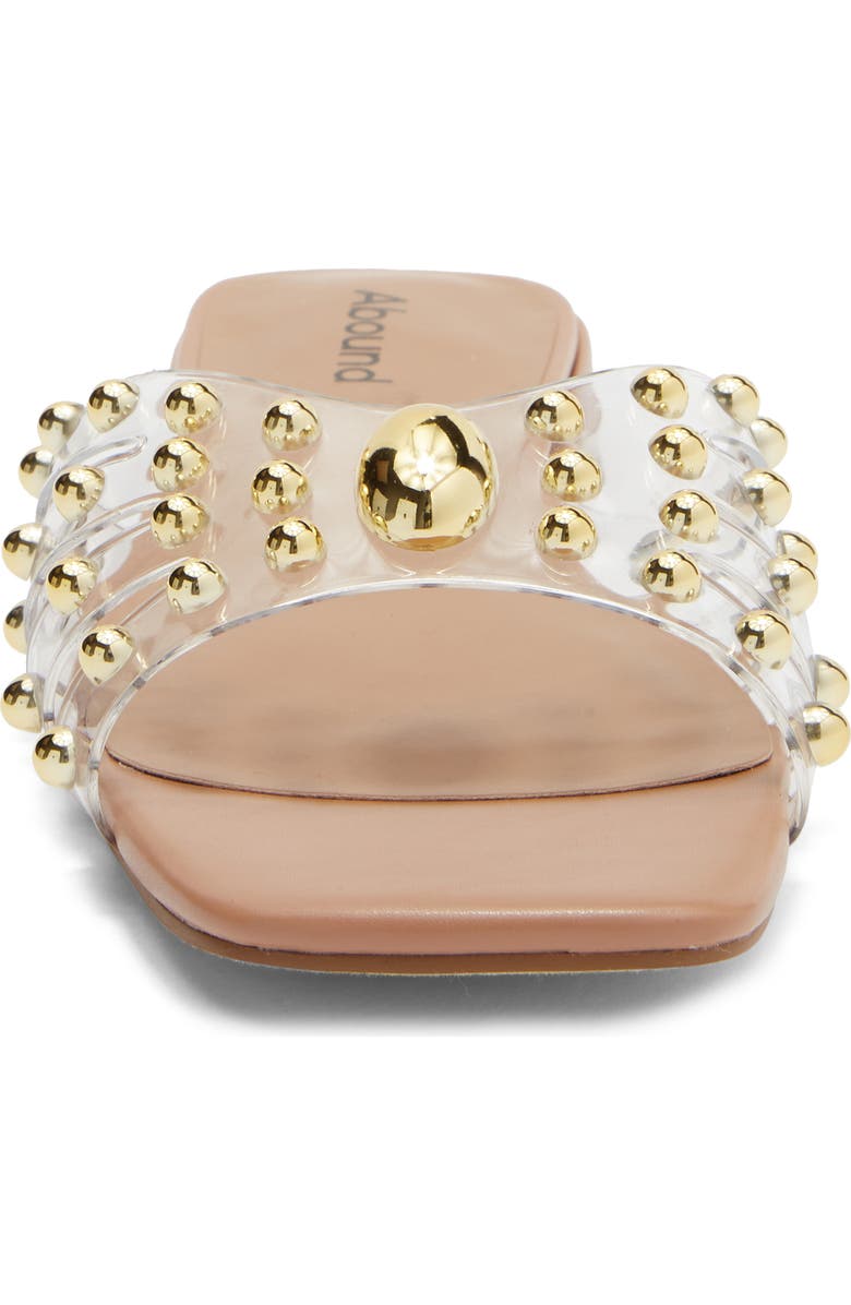 Abound Avianna Studded Slide Sandal, Alternate, color, Clear
