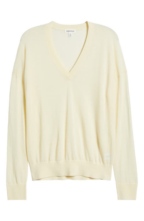 Nordstrom Merino Wool Blend Sweater In Yellow Pale