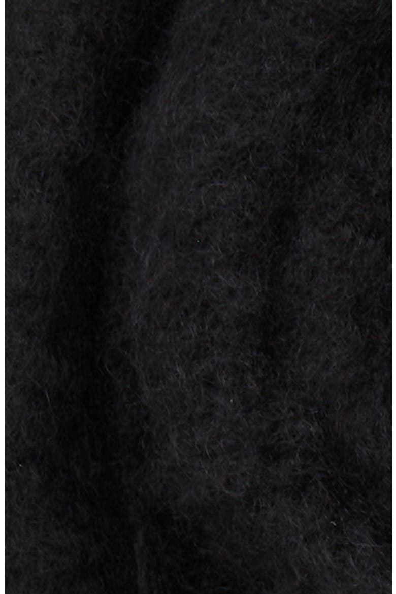 Bluebell Anagram Mohair Blend Scarf, Alternate, color, BLACK