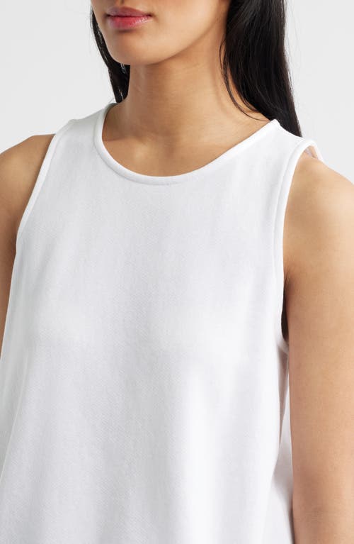 Eileen Fisher Boxy Side Slit Tank