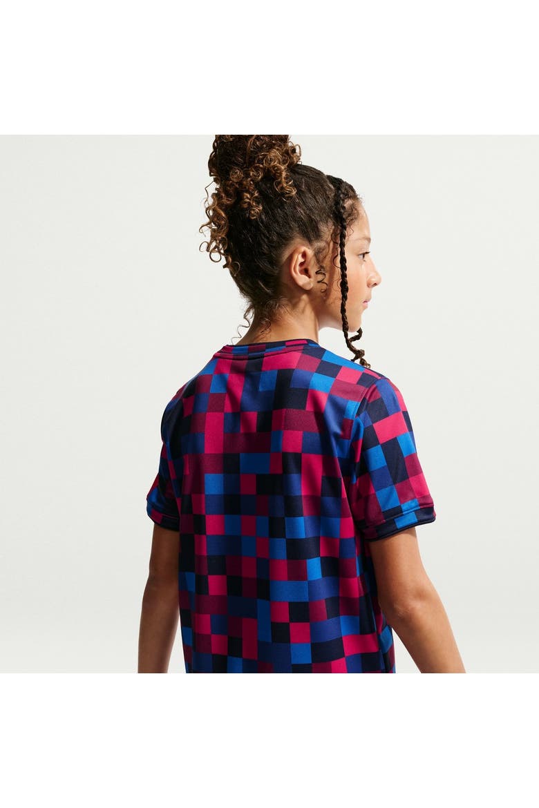 Youth Nike  Garnet Barcelona 2026/27 Home Pre-Match Top, Alternate, color, Garnet