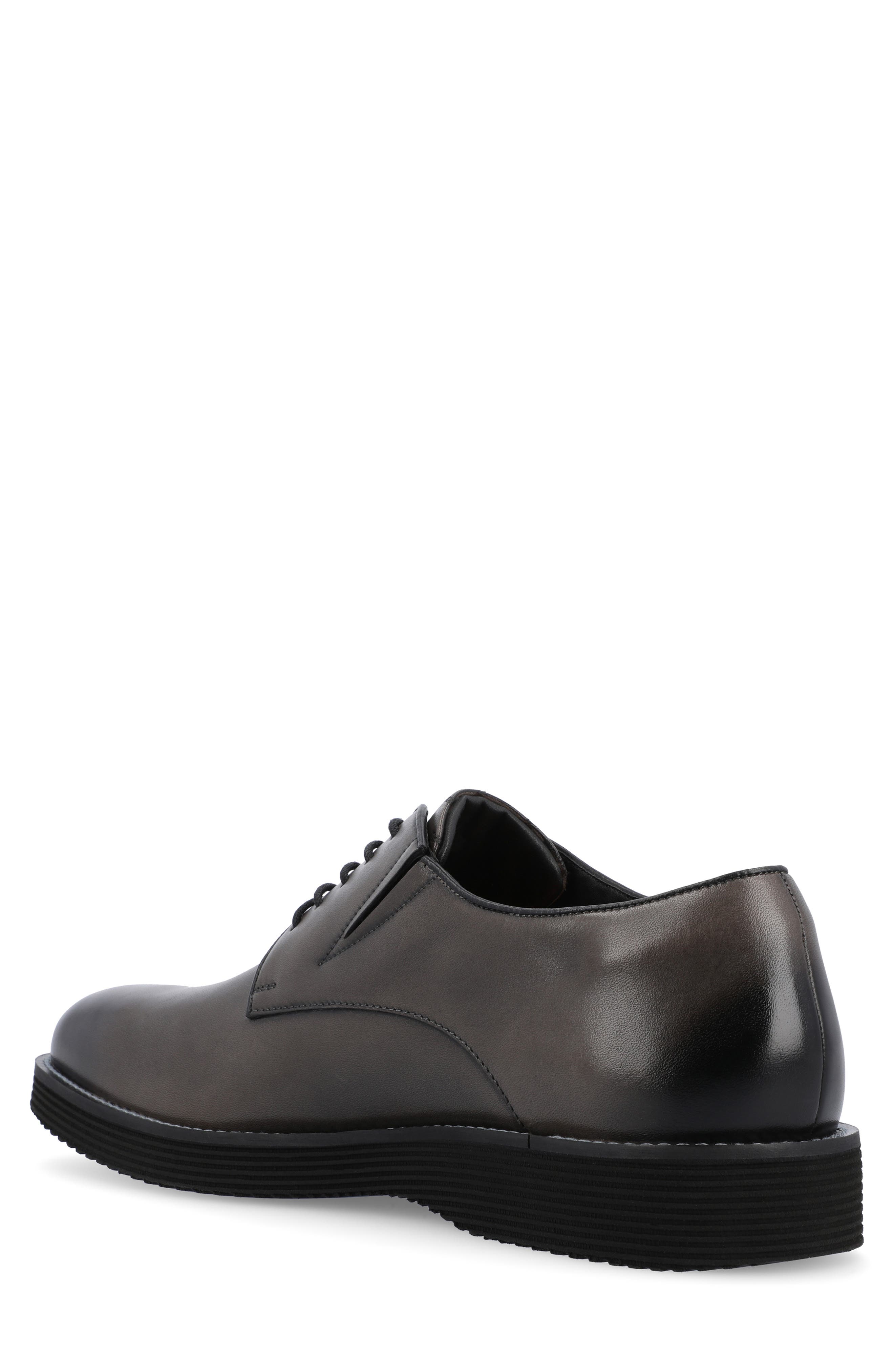 Thomas & Vine Latimer Plain Toe Derby, Alternate, color, Charcoal