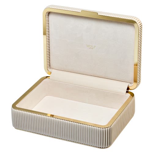 Wolf Bella Medium Jewellery Box In Brown