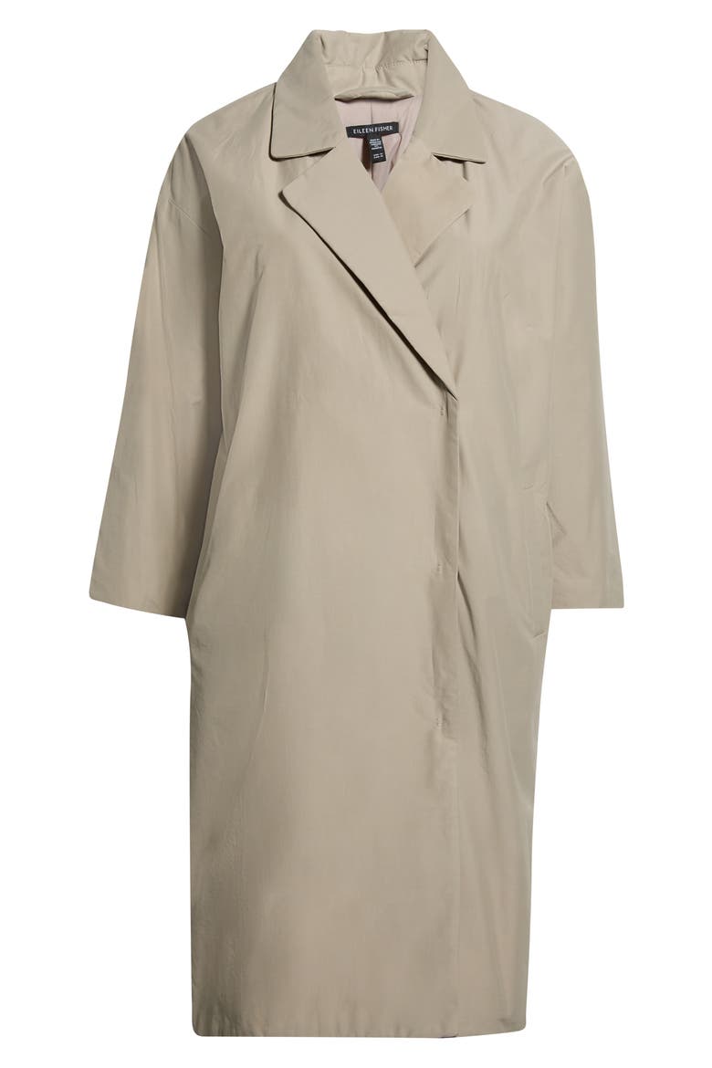 Padded Trench Coat, Alternate, color, TWINE