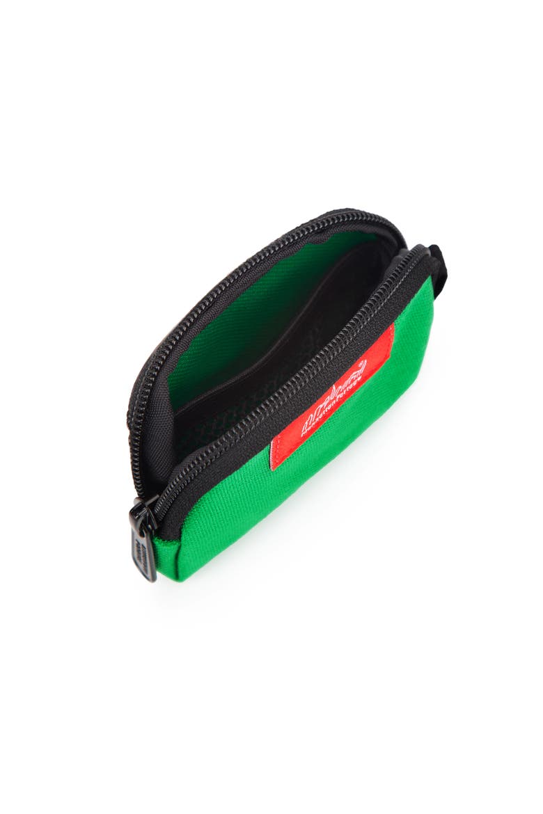 Coin Purse W/Divider, Alternate, color, Green