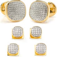 Cufflinks, Inc. Pavé Crystal Cuff Links