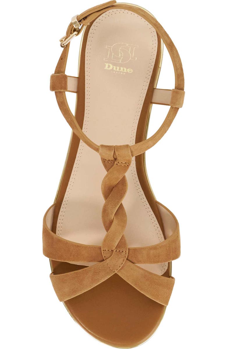 Dune London Lylar Braided Sandal, Alternate, color,