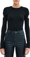 Marcella Kent Cutout Long Sleeve Top