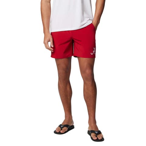 Men's Columbia Crimson Alabama Crimson Tide PFG Terminal Roamer™ Omni-Shade™ Stretch Shorts