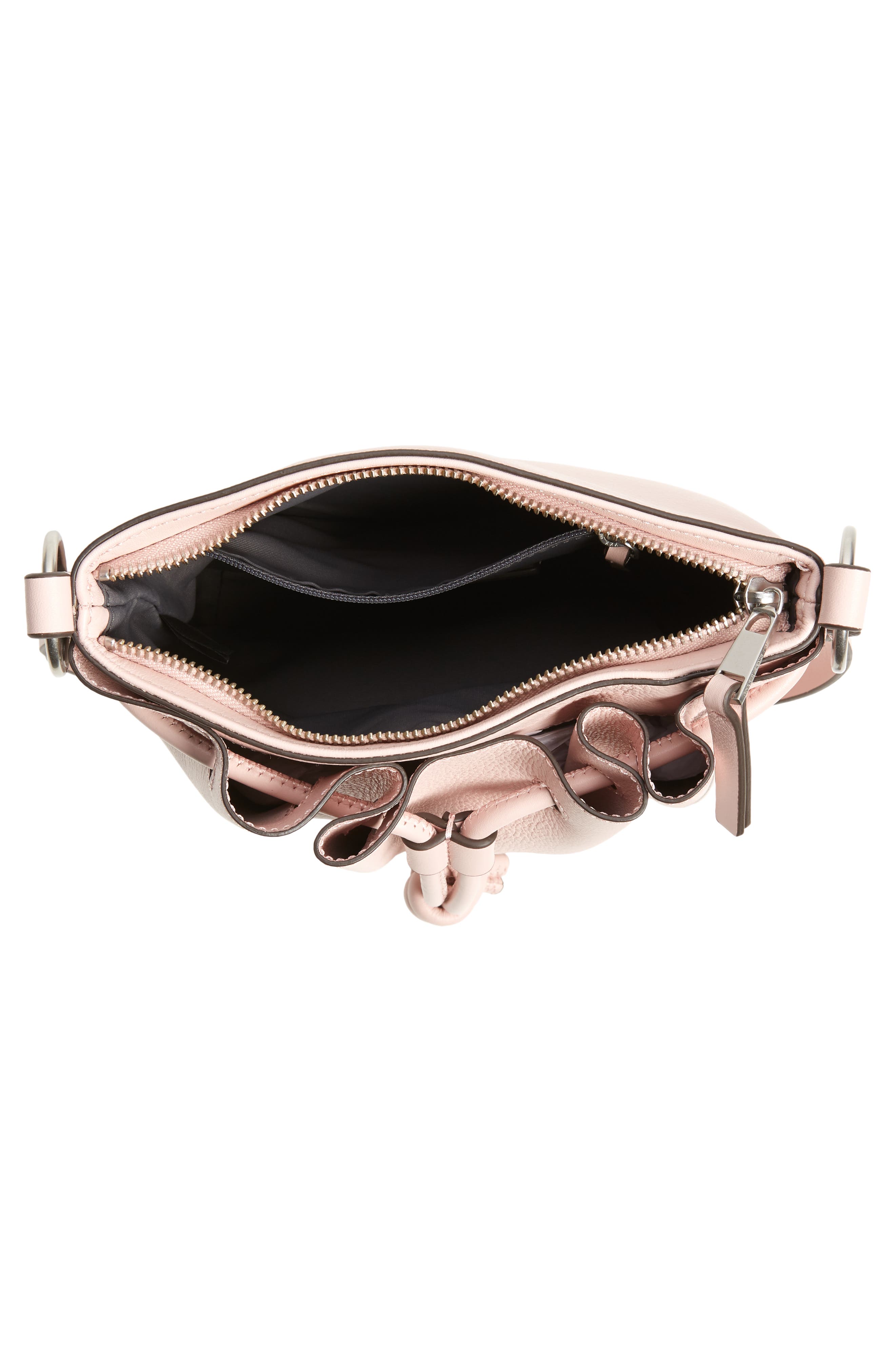 Delaney Leather Crossbody Bag, Alternate, color, PINK SMOKE