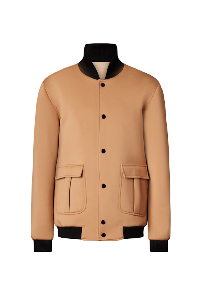 Lance Two-Piece Neoprene Jacket & Pant Set, Alternate, color, Brown